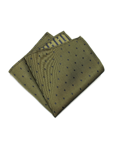 dotted olive green 