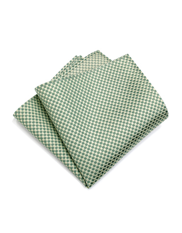 pin dotted green beige