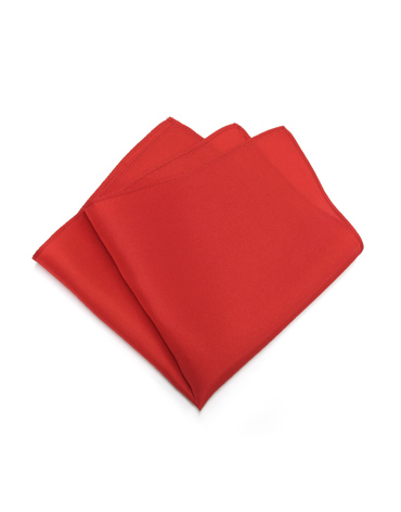 plain red silk