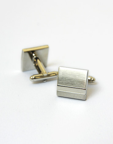 Hairline Square Cufflinks