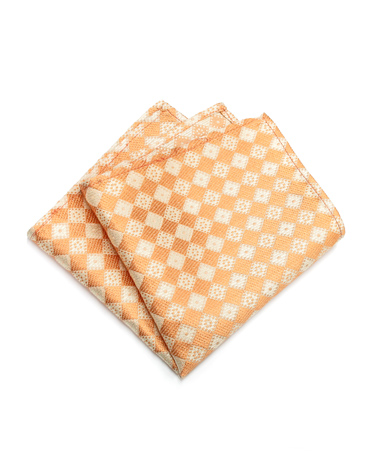 checkered soft orange