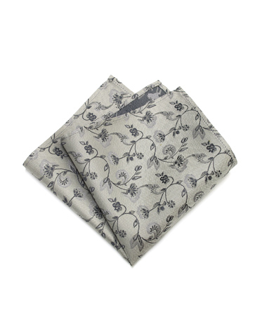 flower pattern gray