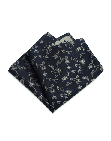 flower pattern navy