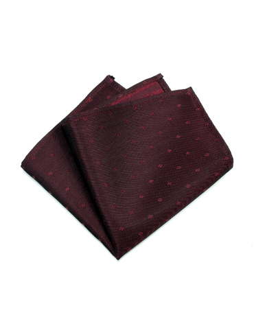 dotted wine silk