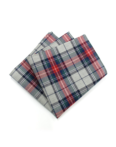 tartan checkered green red