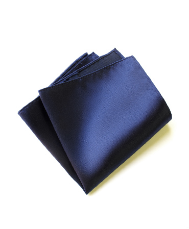 satin navy blue silk