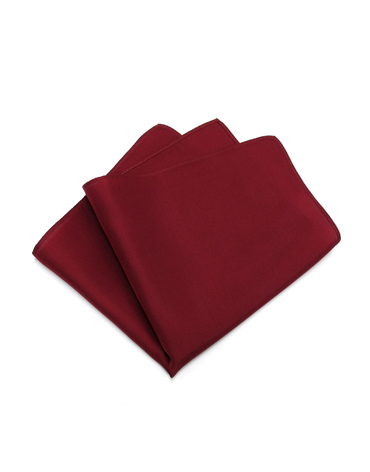 plain wine red silk