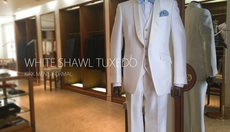 WHITE SHAWL TUXEDO